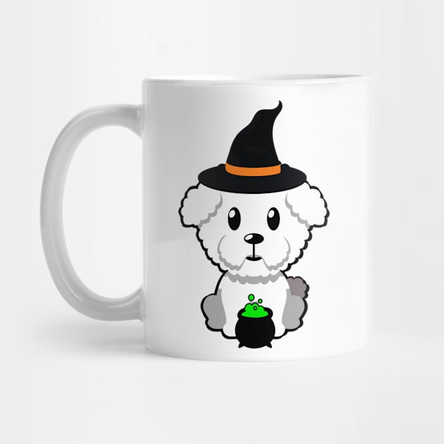 Cute furry dog is a witch by Pet Station